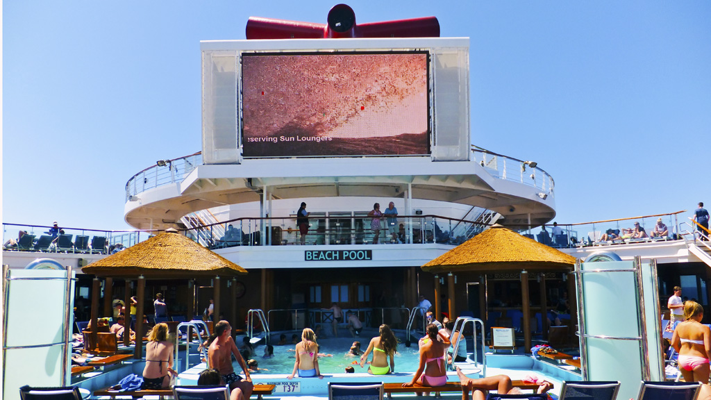 Beach Pool Deck Of Carnival Sunshine The Cruisington Times