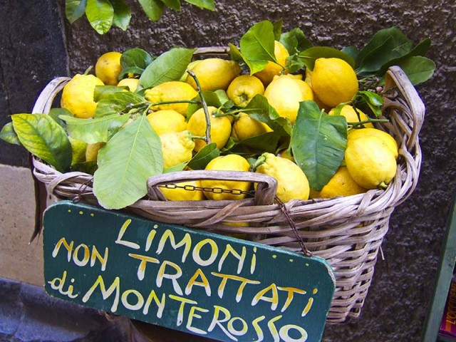 Fruit in Cinque Terre