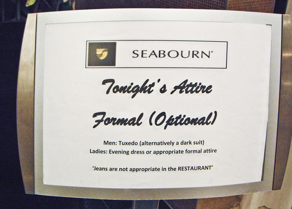 seabourn formal nights