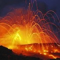 Kilauea volcano erupting