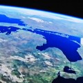 Great Lakes satellite view