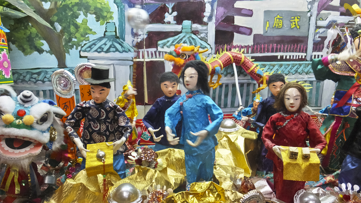 Puppets in Hong Kong temple