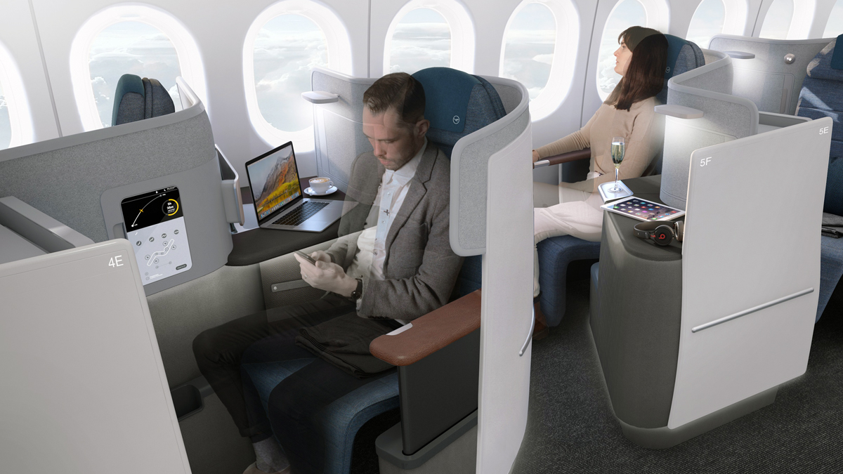 Lufthansa business seat