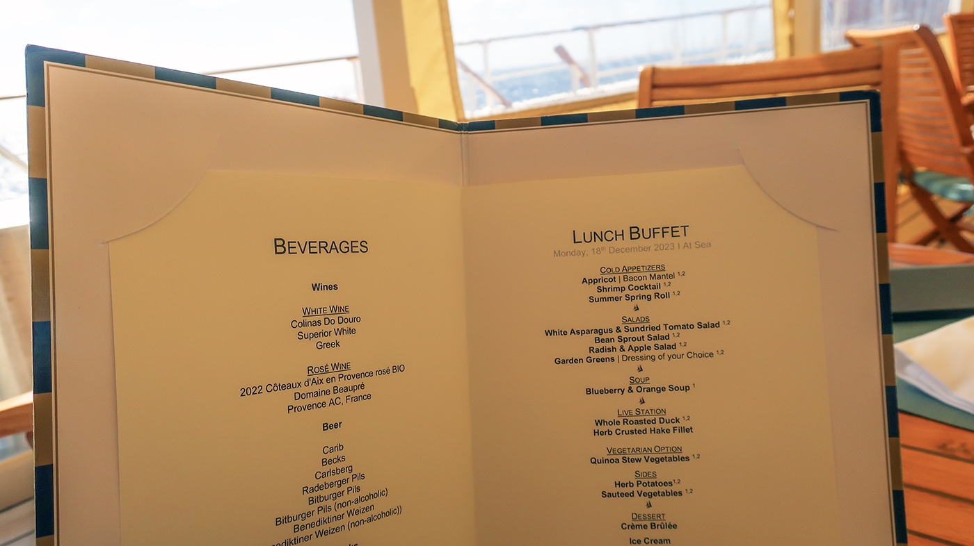 Whats for lunch in English | The Cruisington Times