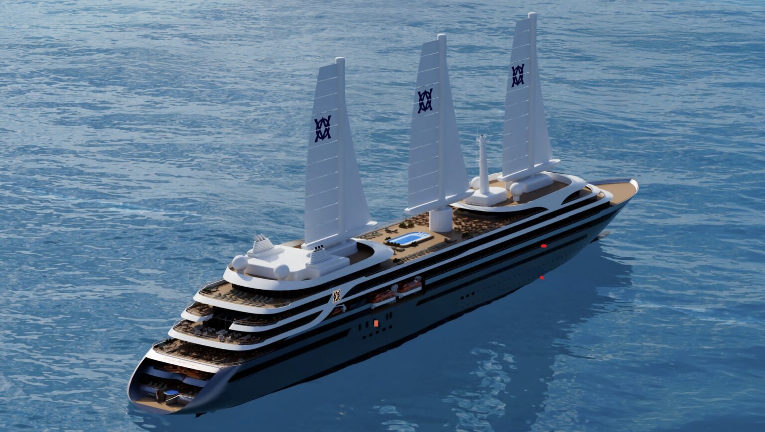 New Luxury Atlas Yacht will Sport Sails | The Cruisington Times